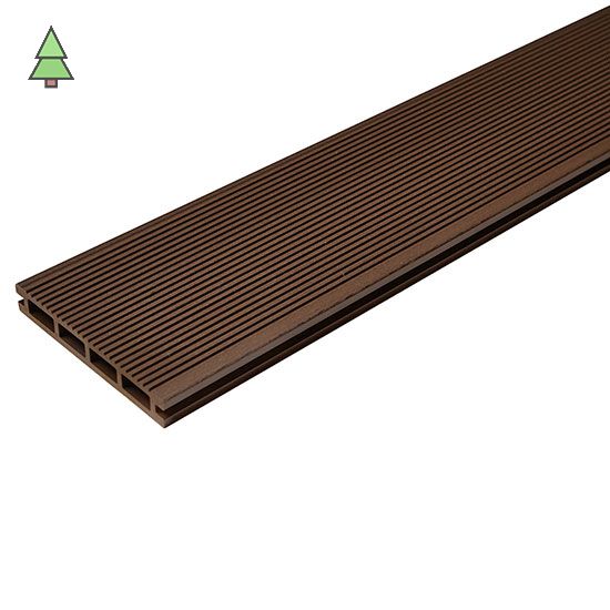 Террасная доска из ДПК 138*20*3000 мм CM Decking Flax цвет: Мербау