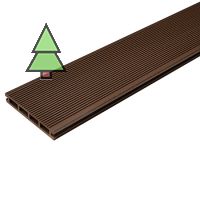 Террасная доска из ДПК 138*20*3000 мм CM Decking Flax цвет: Мербау