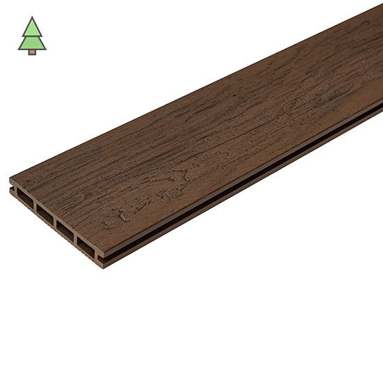 Террасная доска из ДПК 138*20*3000 мм CM Decking Locust цвет: Мербау