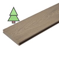 Террасная доска из ДПК 140*20*3000 мм CM Decking Robust Solid цвет: Ясень