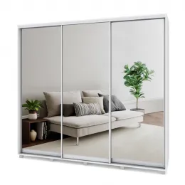 Мартин М643 Шкаф-купе 3-х дв. (ш2400*г600*в2200мм) Белый