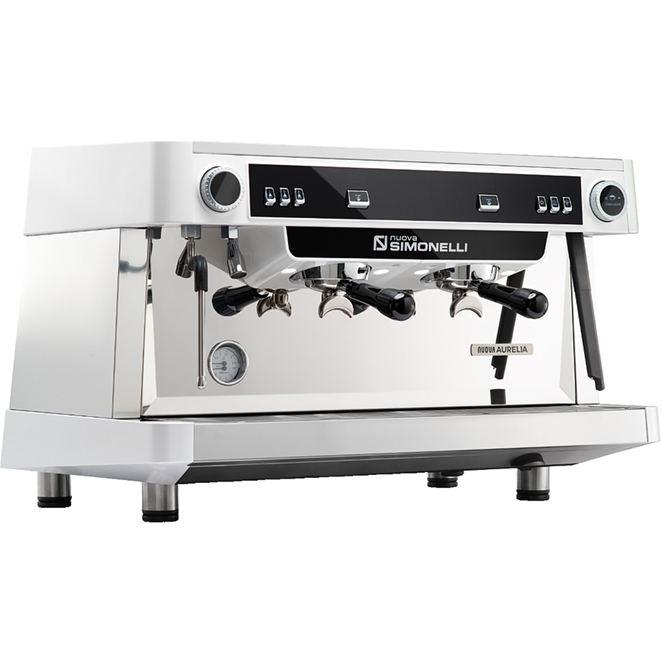 Кофемашина полуавтоматическая Nuova Aurelia SEM 2Gr S 220V white+high groups+Group Display+Double wall steam wand+LED