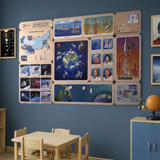 Дидактическая панель Космическая деятельность