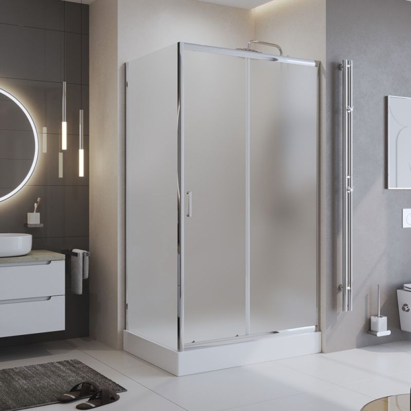 Душевой уголок BelBagno UNO-195-AH-1-100/90-P-Cr