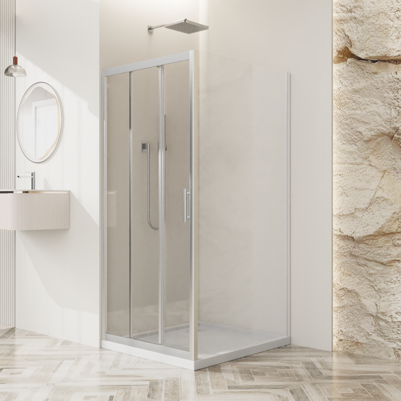 Душевой уголок BelBagno UNO-195-AHF-31-110/80-C-Cr
