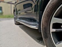 Защита штатных порогов, ТТ, сталь ф 53мм для Haval H9