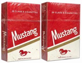 Сигареты — Mustang 90х. Твердая пачка. USA. Редкие. Оригинал
