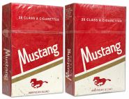 Сигареты — Mustang 90х. Твердая пачка. USA. Редкие. Оригинал