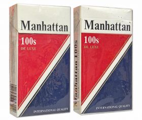 Сигареты — Manhattan 100s Delux. 90е. Германия. Редкие. Оригинал
