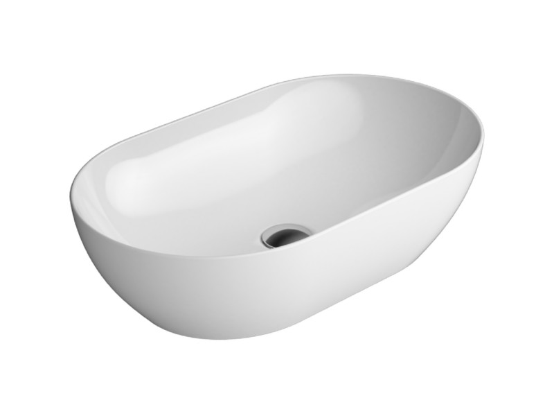 Изображение Накладная раковина-чаша GSI Pura 8834 60х42 см без перелива