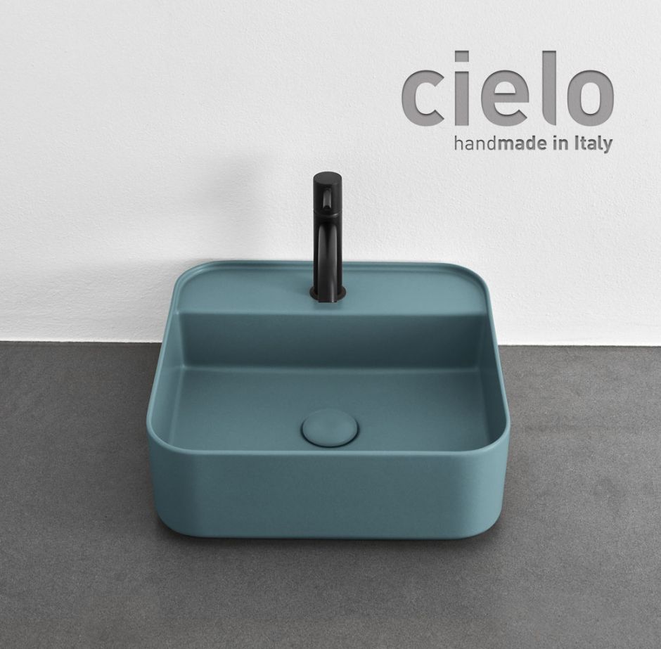 Изображение Раковина Cielo Shui Comfort SHCOLAQF накладная или подвесная 44х43