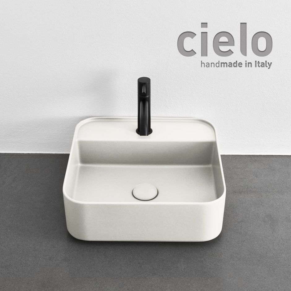 Раковина Cielo Shui Comfort SHCOLAQF накладная или подвесная 44х43 ФОТО