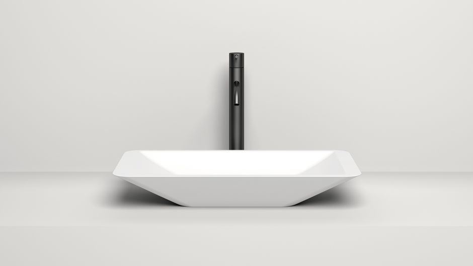 Белая прямоугольная раковина Salini Callista 107 58х35 1101107G ФОТО