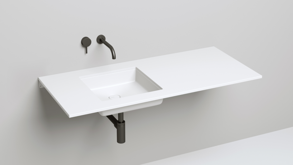 Белая встраиваемая раковина Salini Marea 07 42х42 ФОТО