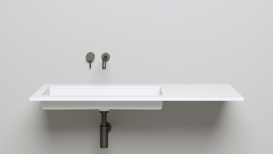 Белая встраиваемая прямоугольная раковина Salini Marea 10 75х40 ФОТО