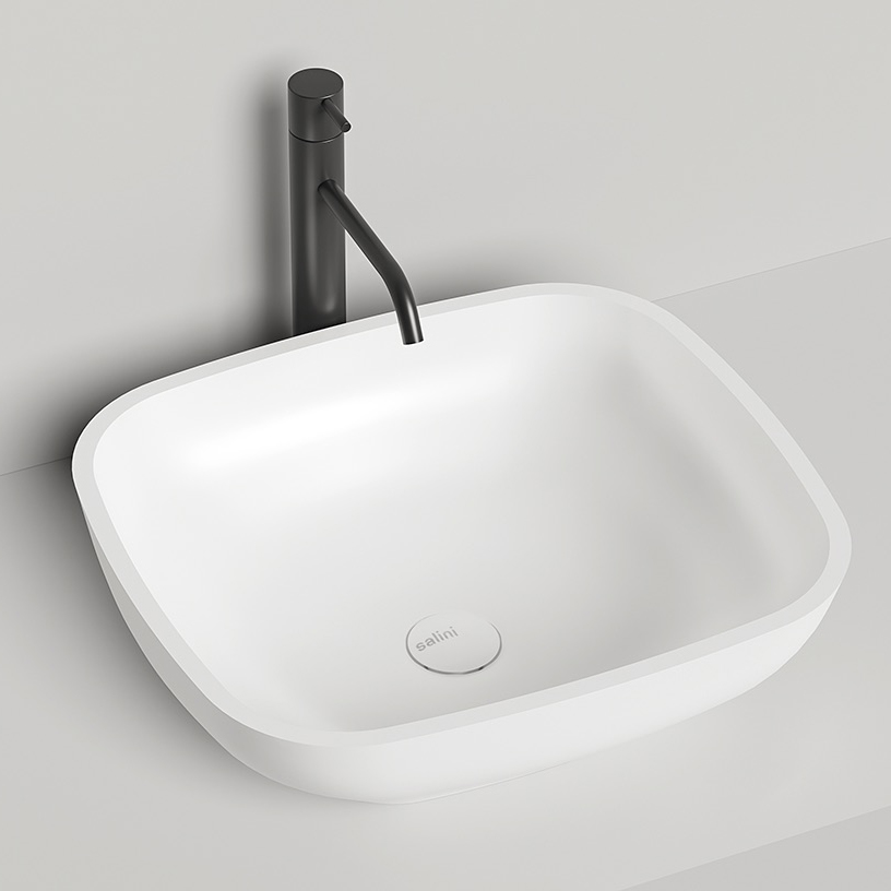 Изображение Белая раковина Salini Gloria 308 в ванную 50x45 см 1102208M