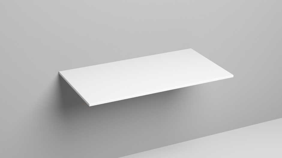 Белая столешница Salini 1000х500 200122MRF ФОТО