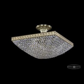 Люстра Хрустальная BOHЕMIA IVЕLЕ CRYSTAL 19322/35IV G Золото, Металл / Богемия Ивеле Кристалл