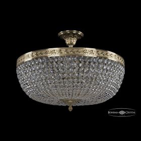 Люстра Хрустальная BOHЕMIA IVЕLЕ CRYSTAL 19151/60IV G C1 Золото, Металл / Богемия Ивеле Кристалл