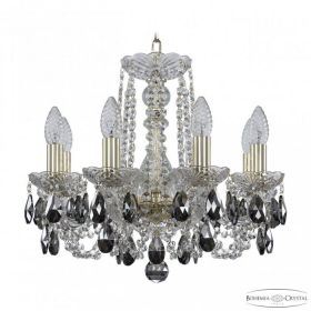Люстра Хрустальная BOHЕMIA IVЕLЕ CRYSTAL 1402/8/141 G K781 Золото, Стекло / Богемия Ивеле Кристалл