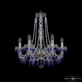 Люстра Хрустальная BOHЕMIA IVЕLЕ CRYSTAL 1410/6/195/H-60 G V3001 Золото, Стекло / Богемия Ивеле Кристалл