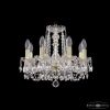 Люстра Хрустальная BOHЕMIA IVЕLЕ CRYSTAL 1402/8/141 G Золото, Стекло / Богемия Ивеле Кристалл