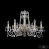Люстра Хрустальная BOHЕMIA IVЕLЕ CRYSTAL 1402/6/240 G Золото, Стекло / Богемия Ивеле Кристалл