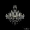 Люстра Хрустальная BOHЕMIA IVЕLЕ CRYSTAL 1415/20+10+5/460 G Золото, Стекло / Богемия Ивеле Кристалл