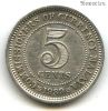 Малайя 5 центов 1939