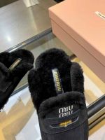 Мюли MIU MIU с мехом Premium