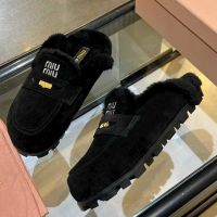 Мюли MIU MIU с мехом Premium