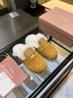 Мюли MIU MIU с мехом Premium