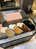 Мюли MIU MIU с мехом Premium