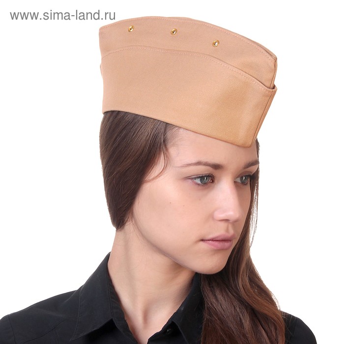 Пилотка офицерская "9 Мая", хлопок, фабричного производства СССР, р-р 55 см