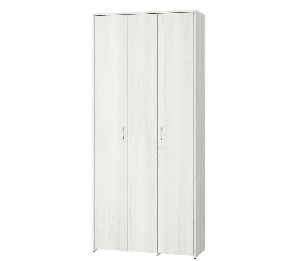 Ольга - 33 шкаф 3 ств. (Милк, Сатин)