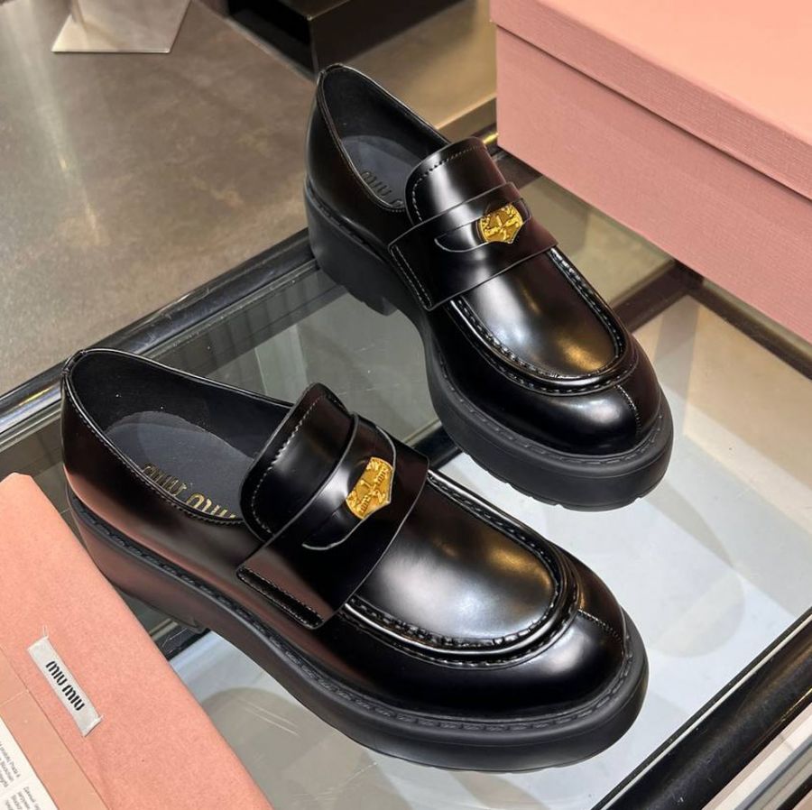 Лоферы MIU MIU Premium