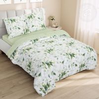 «Илона» (ЛЮКС с простыней на резинке) постельное белье Поплин 2-х спальный