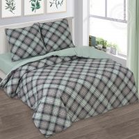 «Ирландия» (ЛЮКС с простыней на резинке) постельное белье Поплин 1.5 спальный