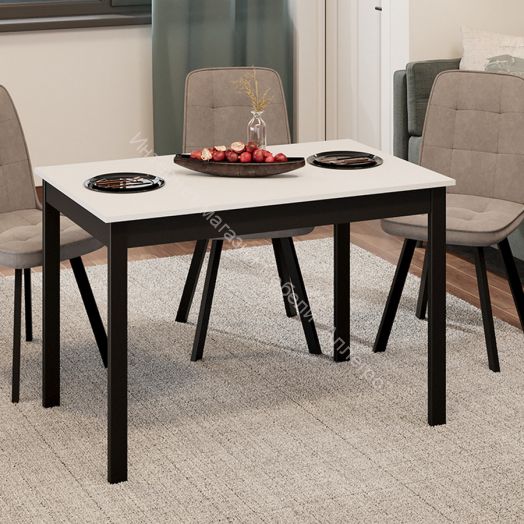 Стол обеденный «Блэйд» Тип 2 - 038.000.000 Черный, Белый