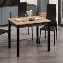 Стол обеденный «Блэйд» Тип 1 - 036.000.000 Черный, Дуб Крафт золотой