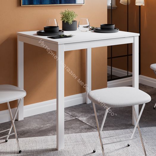 Стол раздвижной «Слайд» Тип 1 Белый матовый, Белый