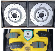 Диски тормозные задние Monaer + колодки на: Tiggo 8 / 8 PRO / 7PRO / 7 ProMax / Xcite X-Cross 7 / Jaecoo J7 2WD