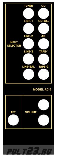 пульт ACCUPHASE RC-3, C-11, E-405 аналог (под заказ)