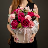 Шляпная коробка размер М