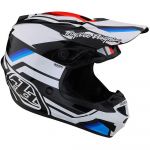Troy Lee Designs GP Apex White/Blue шлем для мотокросса и эндуро