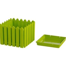 Кашпо Лардо квадратное малое 17,2*17,2*14см