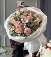 Суперстойкий букет "Розовый вечер"