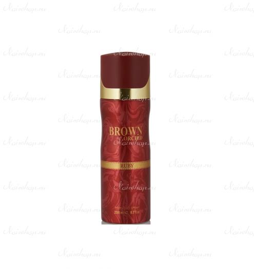 Fragrance world Brown Orchid Ruby Дезодорант