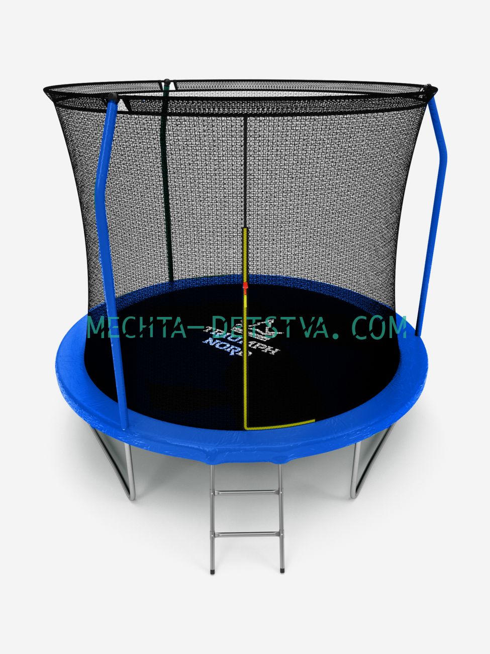 Батут Триумф Норд Альтерна 244 см с защитной сеткой и лестницей