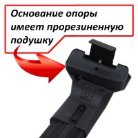 Багажник на крышу Chevrolet Cruze hatchback (2011-2015), Lux City (без выступов), с замком, черные крыловидные дуги